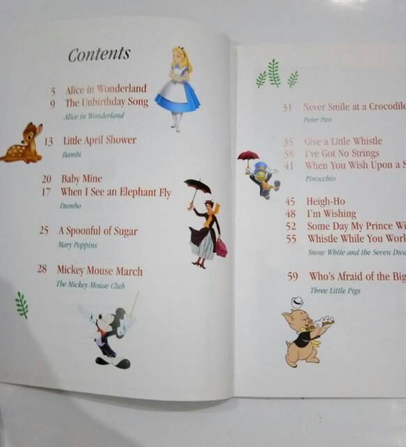 Volume 3 Disney My First Song Book Vol 3 buku musik piano vocal Disney terbitan Hal Leonard