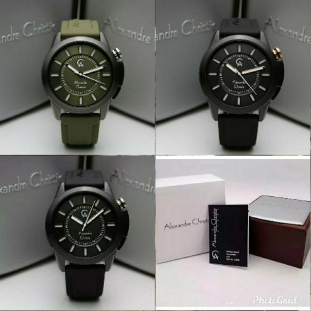 Alexandre Christie AC 8632 MH Pria Rubber Original