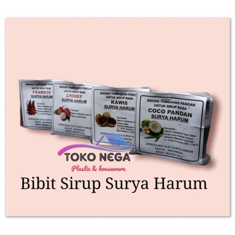 

Bibit Sirup Surya Harum 50gram