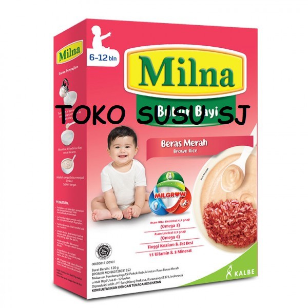 MILNA BUBUR BAYI 6+ 120 GR 6-12 bulan/120gr