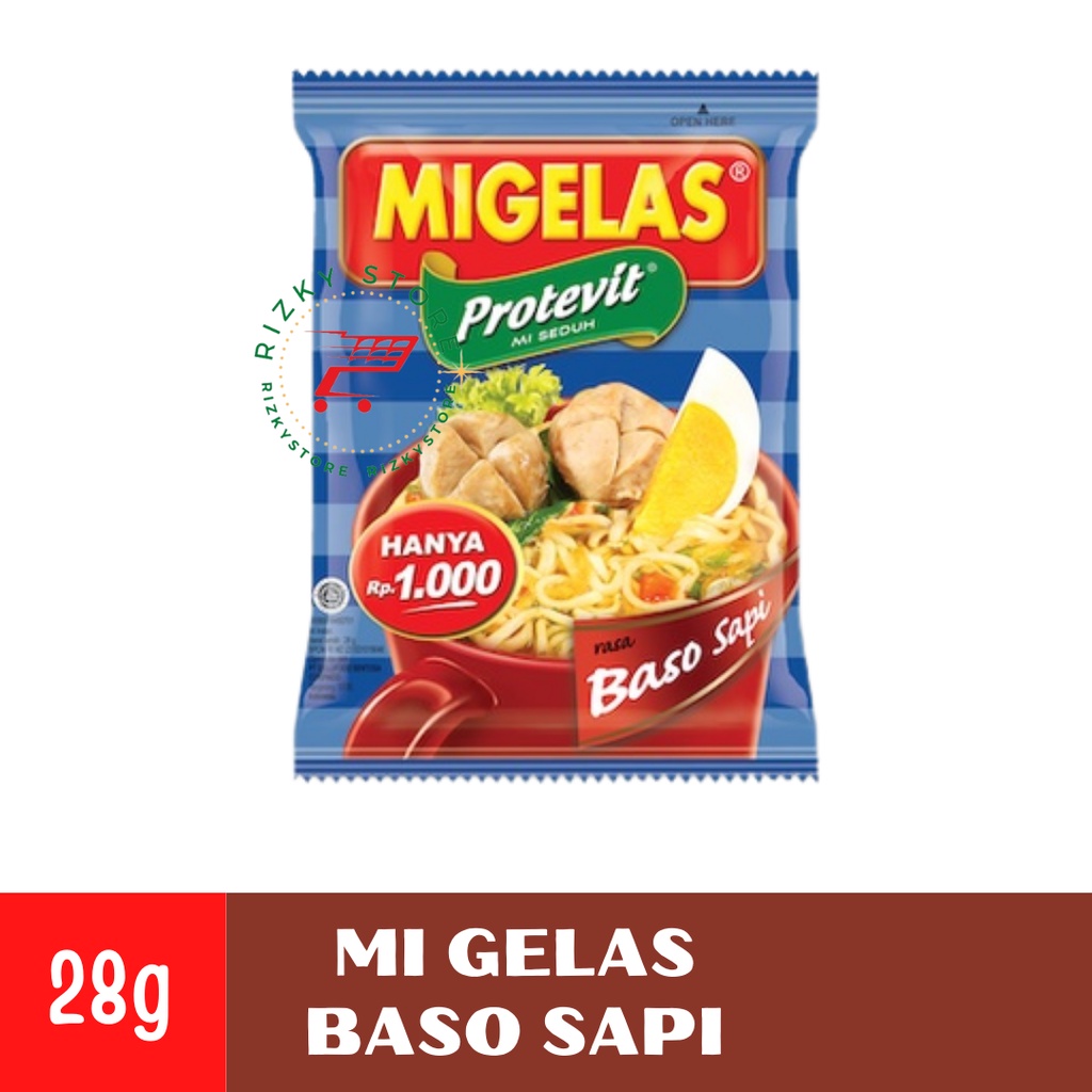 Mi Gelas 28 Gram 7 Varian