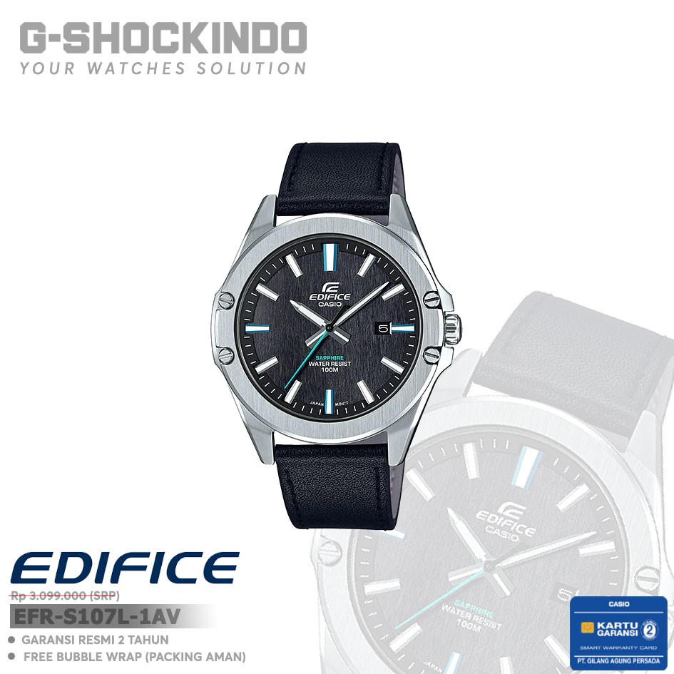 Casio Edifice EFR-S107L-1AV / EFR-S107L-1AVUDF Original