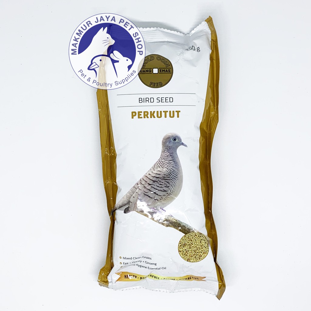 Pakan Burung Perkutut Gold Coin 450 gram