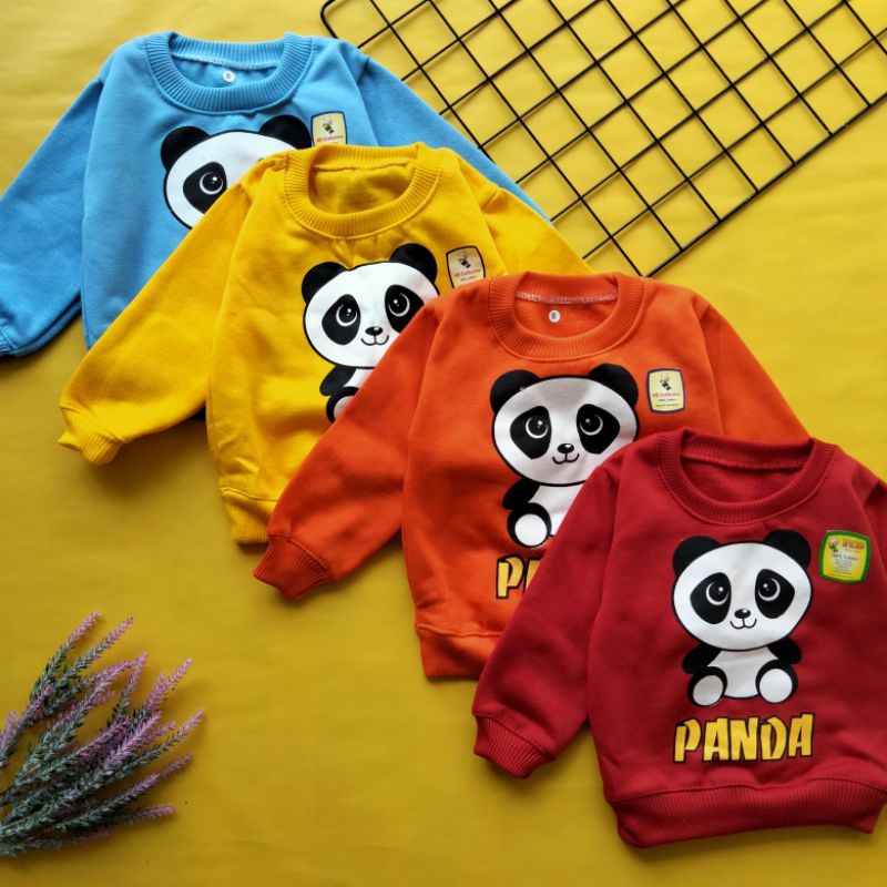 Sweater bayi fleece Panda