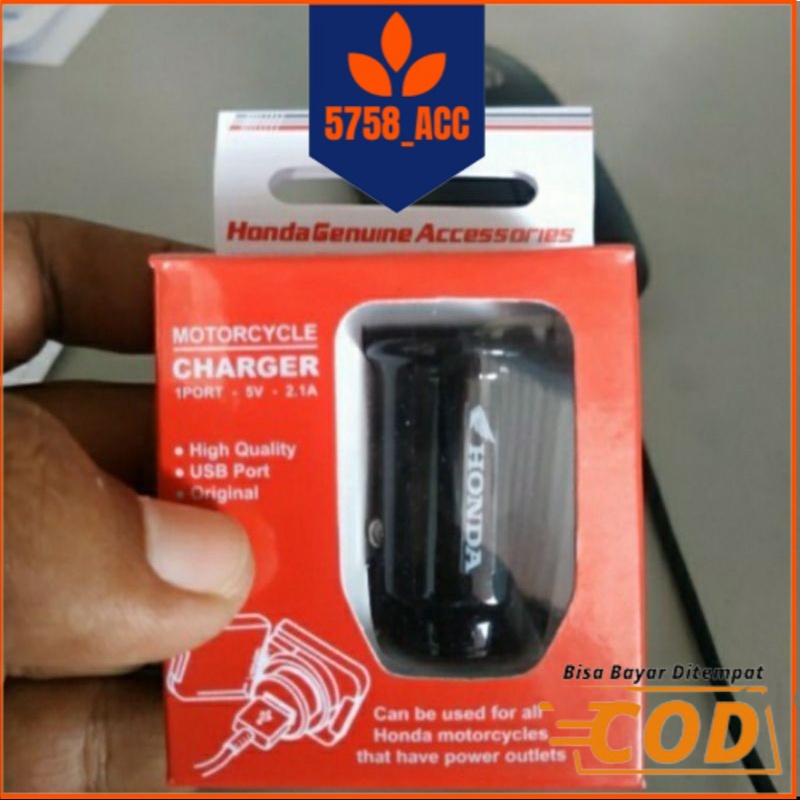 Charger USB Motor Honda Pcx 150 New Pcx 160 2021 Adv Vario Scoopy Beat Deluxe Supra