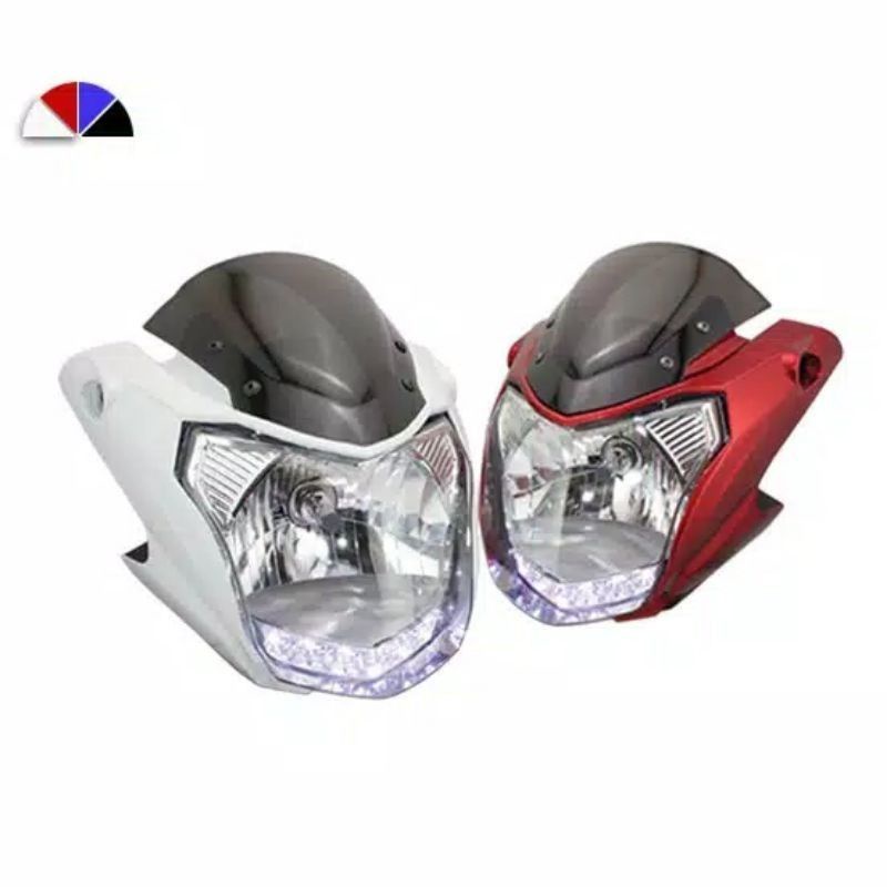 kedok lampu Vixion new led