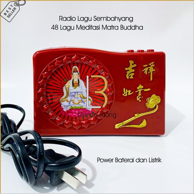 Radio Sembahyang Doa Meditasi Buddha Liam Keng Kwan Im Baterai 48 Lagu Termurah