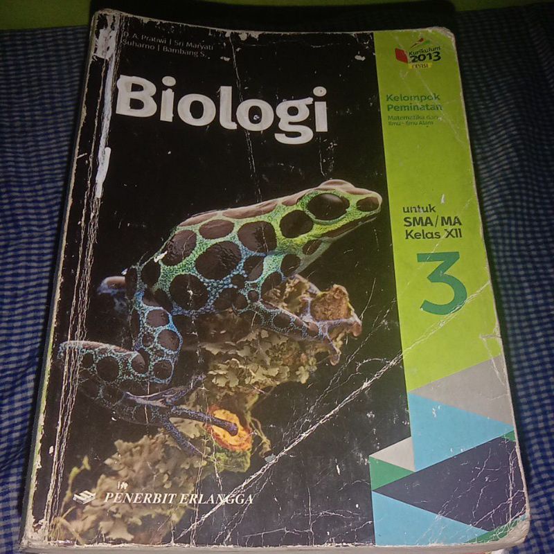 buku biologi kelas 12 SMA/MA Pratiwi Erlangga