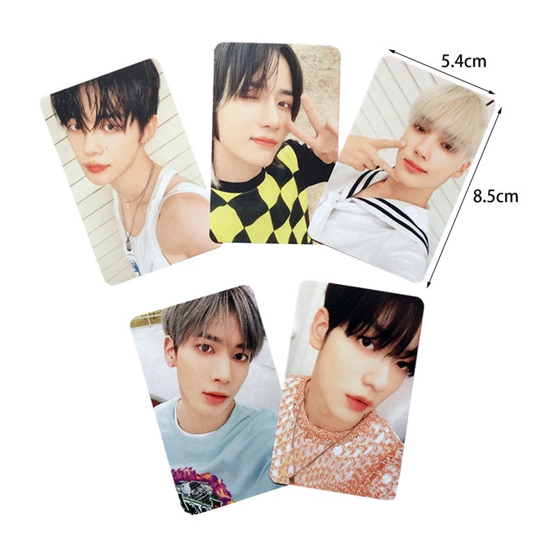 5pcs / Set Kartu Foto Lomo Kpop TXT The Chaos Chapter: FREEZE Untuk Koleksi Fans