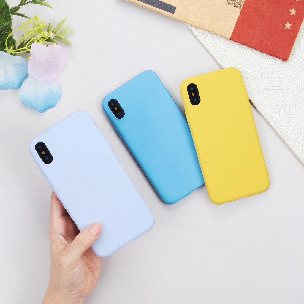 IPHONE 6 PLUS  Softcase Color Matte Candy Color TPU Case case polos