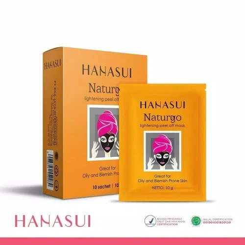 [PERKOTAK] Hanasui Naturgo Black Mask / Masker Lumpur Original BPOM