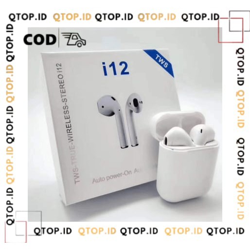 HEADSET BLUETOOTH TWS INPODS I12 MACARON EARPHONE BLUETOOTH 5.0 WARNA MACARON