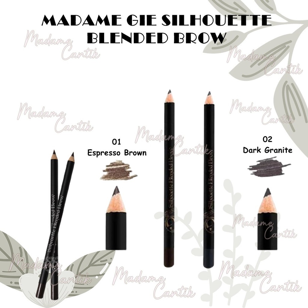 ✿ MADAME ✿ MADAME GIE SILHOUETTE EYEBROW - PENSIL ALIS EYEBROW MASKARA BROWCARA BROWN ON BPOM