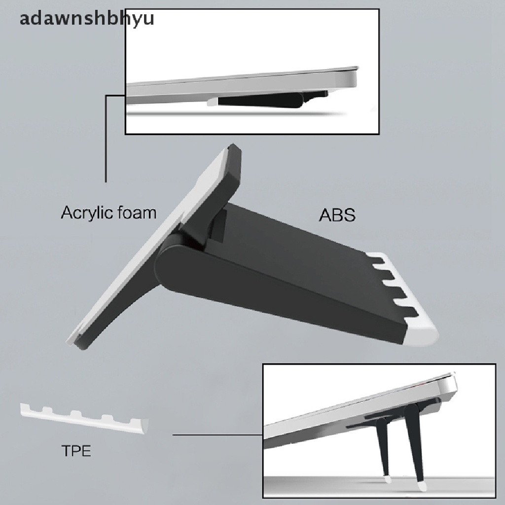 Adawnshbhyu 1pasang Dudukan Rak Pendingin Keyboard Laptop Komputer Riser Portable Macbook Stand