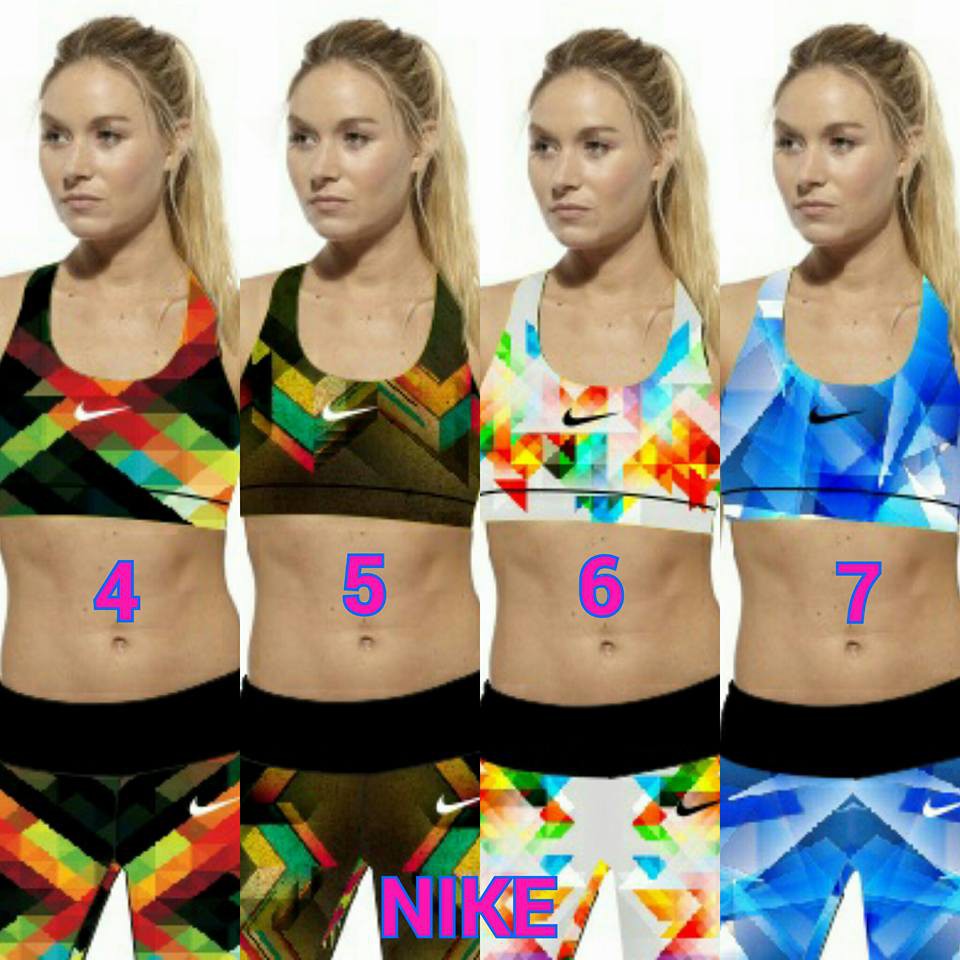 SXB Nike Run Womens Sport Bra & Capris 3/4