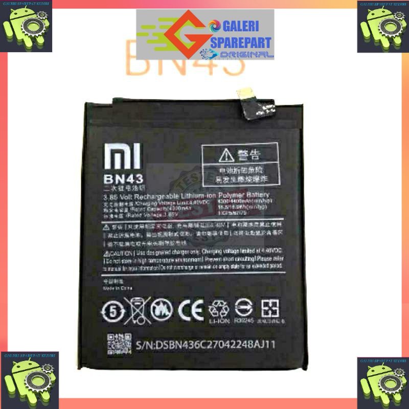 BATTRE BATERY BATRE XIAOMI REDMI NOTE 4X BN43 BN 43 ORIGINAL