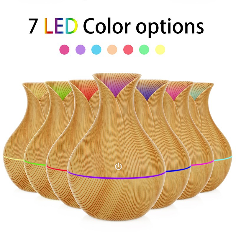 HUMIDIFIER PURIFIER AROMA ESSENTIAL OIL DIFFUSER PELEMBAB PENGHARUM RUANGAN KUNCUP MARBLE WOODEN