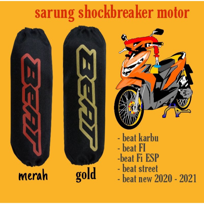 Sarung Cover Shock Shockbreaker Shok Sok Motor Khusus Beat Universal