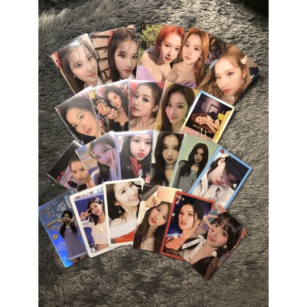 twice sana photocard pc momo dahyun jeongyeon jihyo eyes wide open kura kura pontip cake more&more m