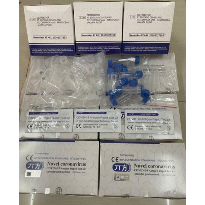 Swab Antigen mandiri Covid-19 Saliva air liur merk novel ecer