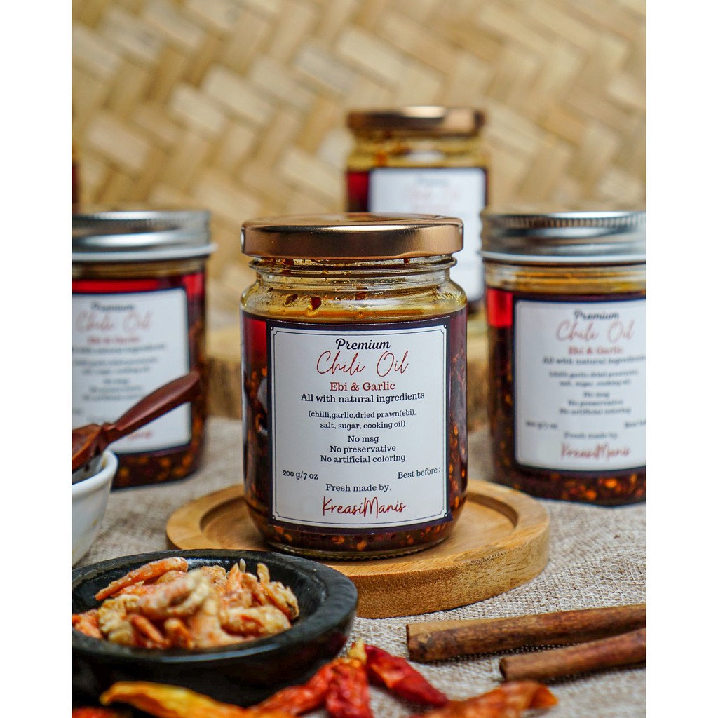

SAMBEL DIMSUM / CHILLI OIL EBI GARLIC PREMIUM KREASIMANIS