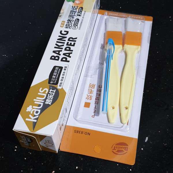 Bakest Soft Baking Brush / Kuas Kue Halus Bulu Domb Large