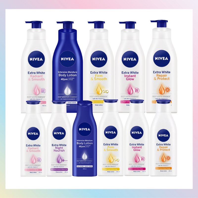 NIVEA - Extra Care & Protect Body Serum | Nivea Instant Glow Body Lotion