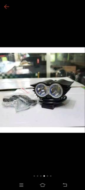 LAMPU TEMBAK LED OWL 2 MATA MINI