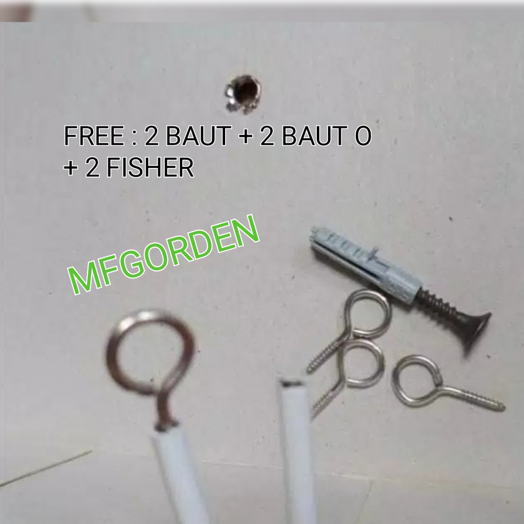 Spiral kolong gorden dapur / gorden dapur / kawat gorden kolong dapur