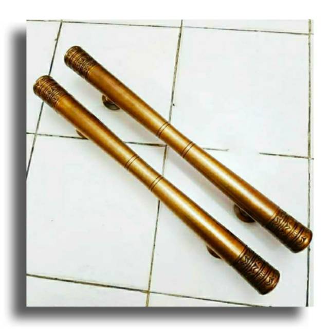 HANDLE PINTU KUNINGAN MOTIF POLOS 60 CM