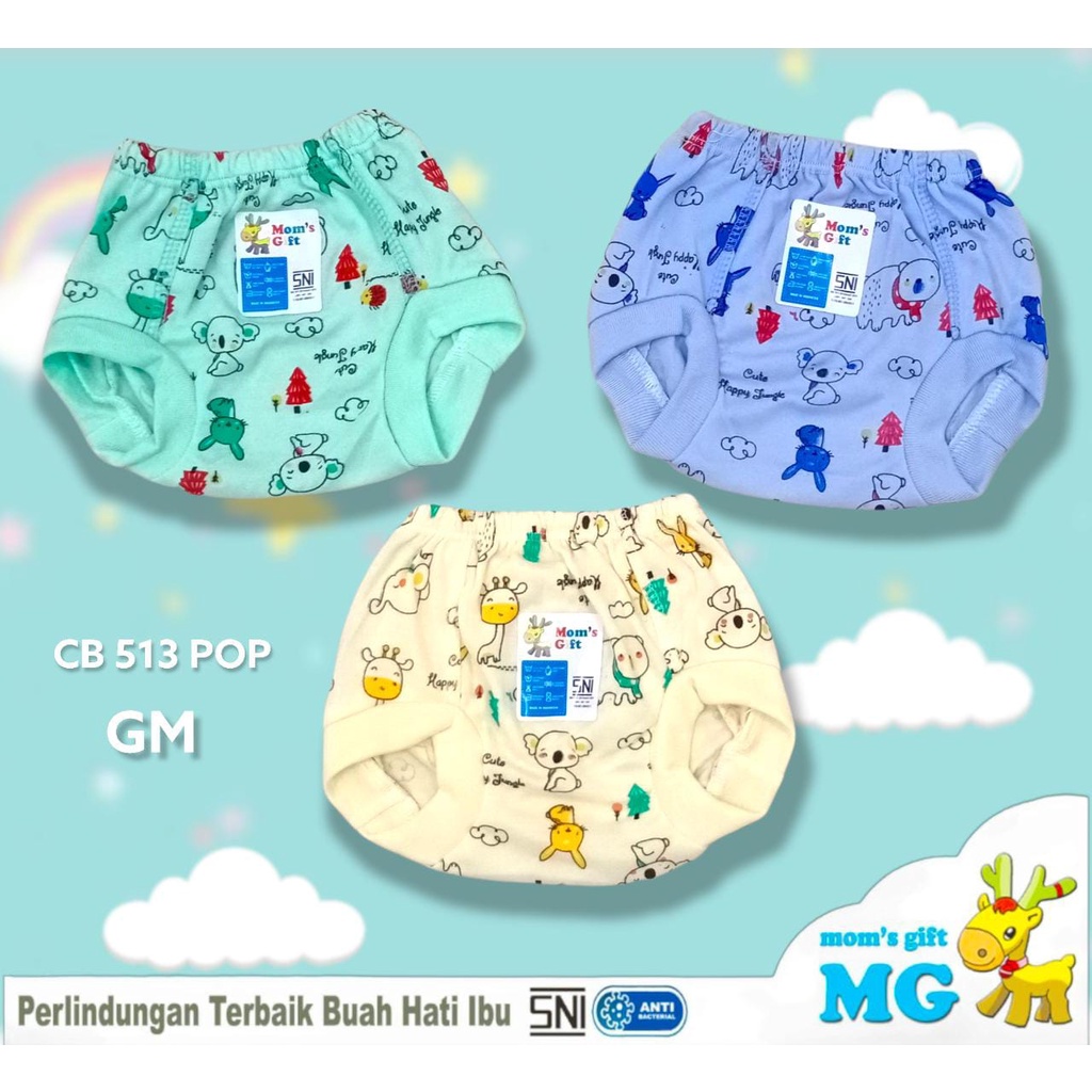 Celana Pendek POP Anak Cute Happy Jungle/ Celana Anak Unisex - Moms Gift