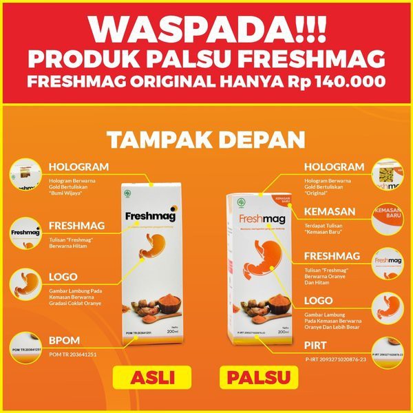 

MADU FRESHMAG ASLI OBAT MAGH GERD ASALM LAMBUNG TINGGI FRESMAG MADUFRESHMAG