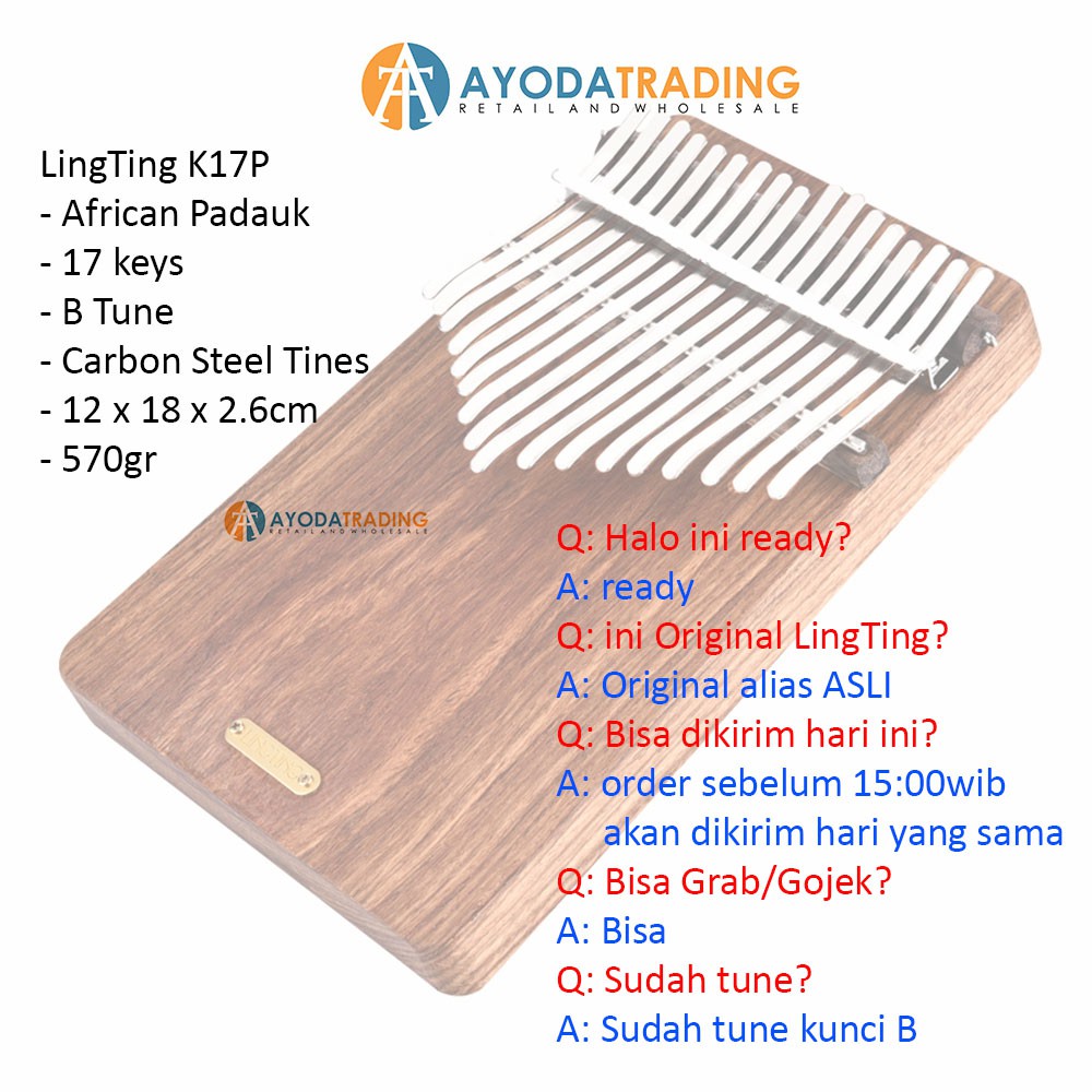 Kalimba LingTing LT K17P