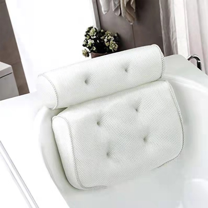 Bantal Pillow Sandaran Kepala Leher Bak Kamar Mandi Bathtub Spa Sauna