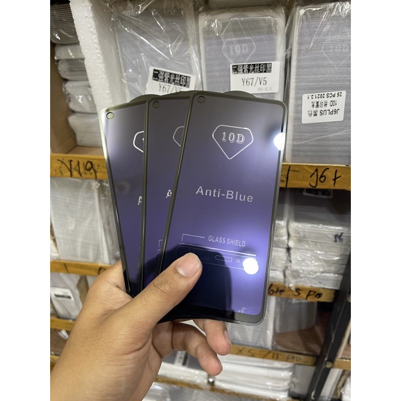 Tempered Glass Blue AntiRadiasi Oppo A54 2021 TERBARU