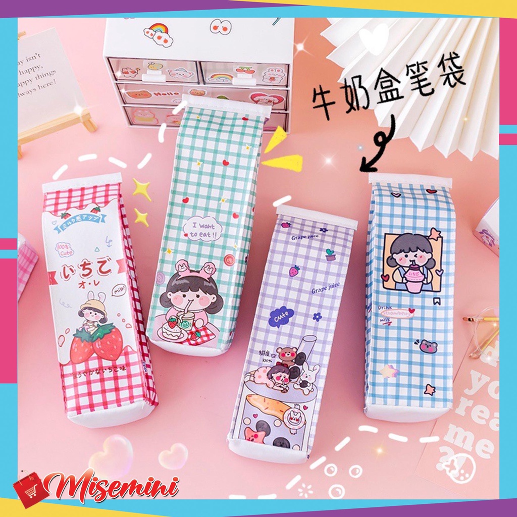 

Tempat Pensil Motif Kotak Juice Tas Pensil Unik Kotak Pensil Lucu 633
