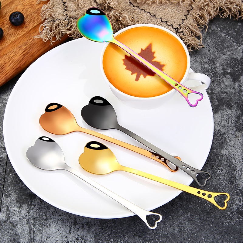 KIYOTE Sendok Kue Teh Dessert Unik Cantik / Cake Tea Spoon Stainless