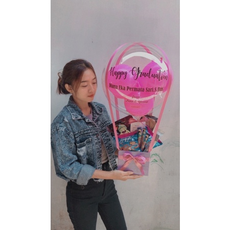 BALLON TERMURAH SE INDONESIA  TERMURAH BUCKET BALON SNACK BUCKET GRADUATION/ BUCKET BIRTHDAY