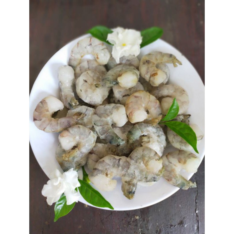 Udang Tiger Kupas/ Pancet/ Windu 1 Pack 1 Kg isi 30 - 40