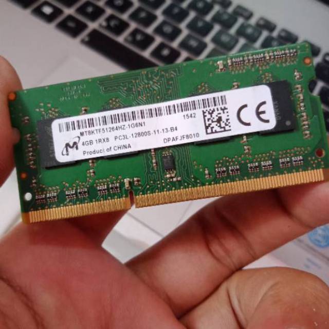 Ram ddr3 4GB MICRON Crucial memori sodimm laptop DDR3L PC3L 1.35v low voltage