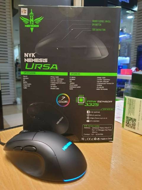 Nyk URSA Gaming Mouse Omron Switch