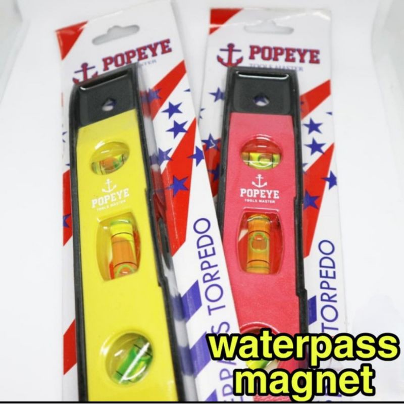 waterpass magnet 9 inch tempel waterpass torpedomengukur kemiringan pengukur air panjang tempel
