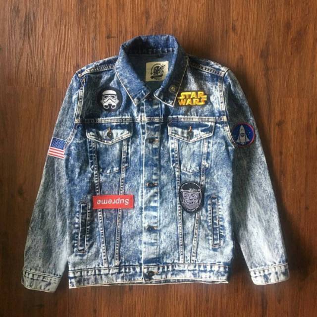 jaket jeans star wars