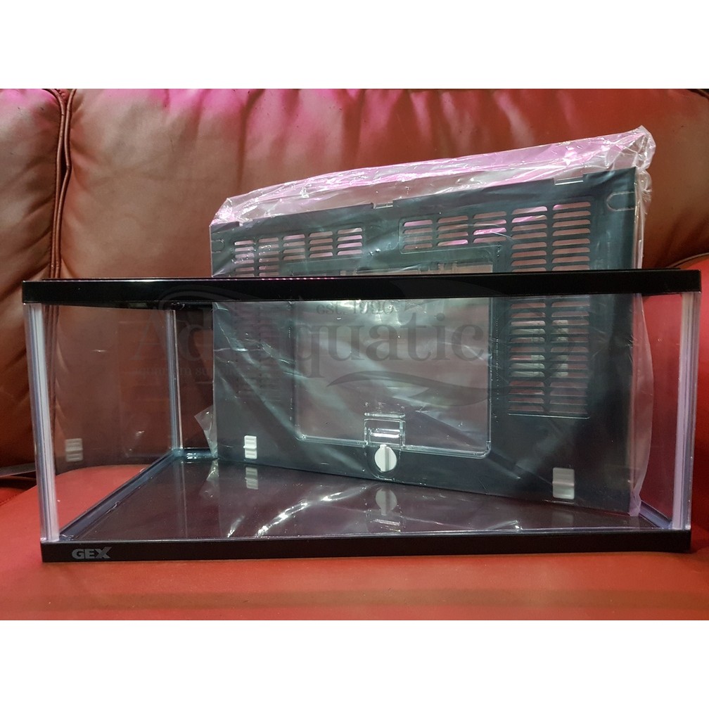 Aquarium Terrarium Gex Reptil S Uk 40x25 5x17 Cm Shopee Indonesia Aquarium terrarium gex reptil