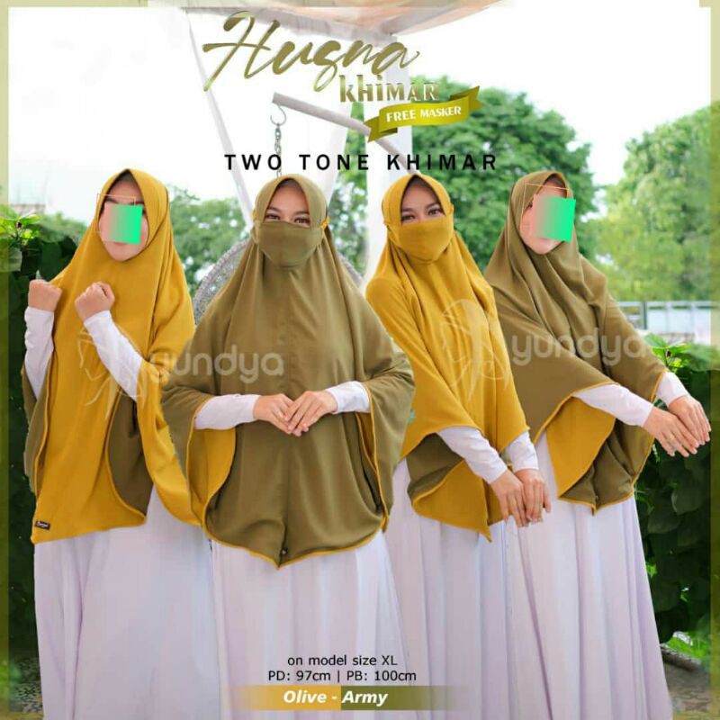 Husna Khimar / Khimar bolak balik by Ayundya