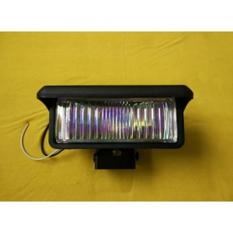 Foglamp Fog Lamp Topi Lampu Kabut Sorot Tembak Halogen Kotak mobil dan motor