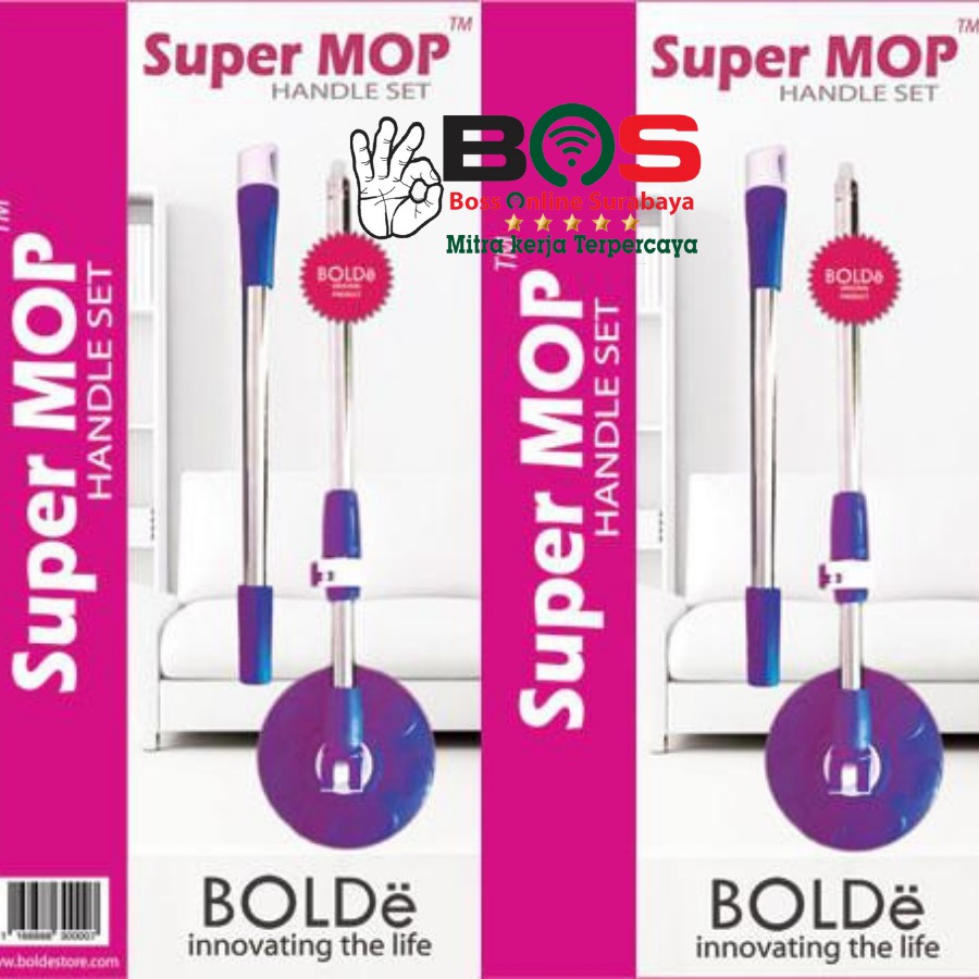 Bolde Refill Gagang Tongkat Handle Set Super Mop Bolde