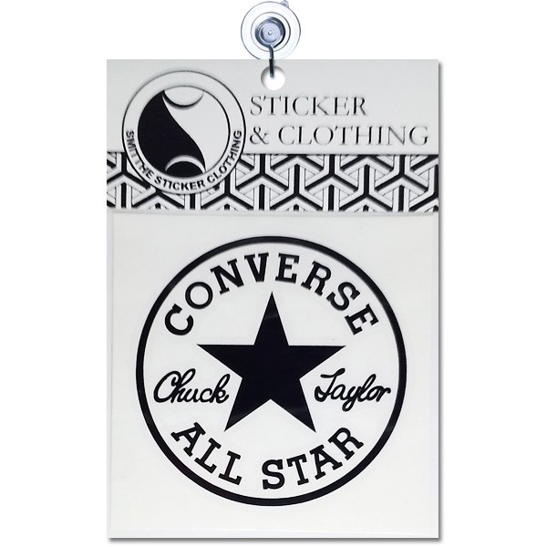 Stiker Converse Chuck Taylor Logo Cutting Sticker untuk aksesoris Mobil Motor