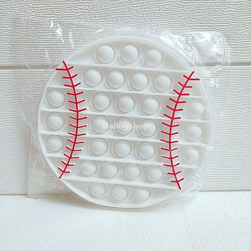 DALINGSHOP Pop it Fidget Mainan Go Bang fox Mind Mainan Anti Stress  Pop Pop itko-Base Ball