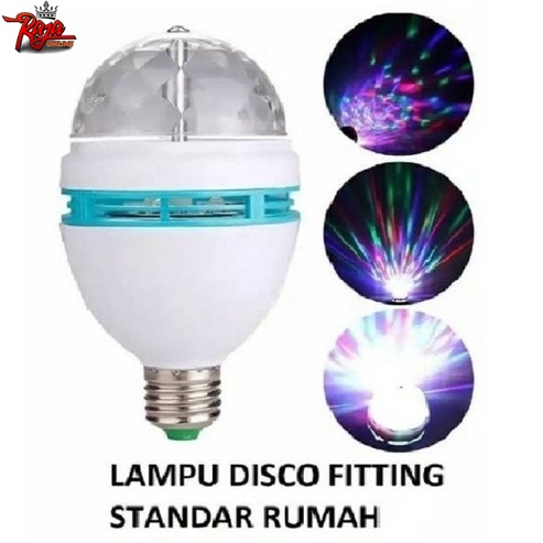 Lampu LED Disco Disko RGB Warna Warni - Lampu Disko Nyala Dugem Rainbow